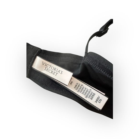 Victoria’s Secret Perfect Coverage Bra Black 34DD - Picture 3 of 5